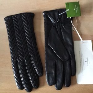 Kate Spade leather gloves